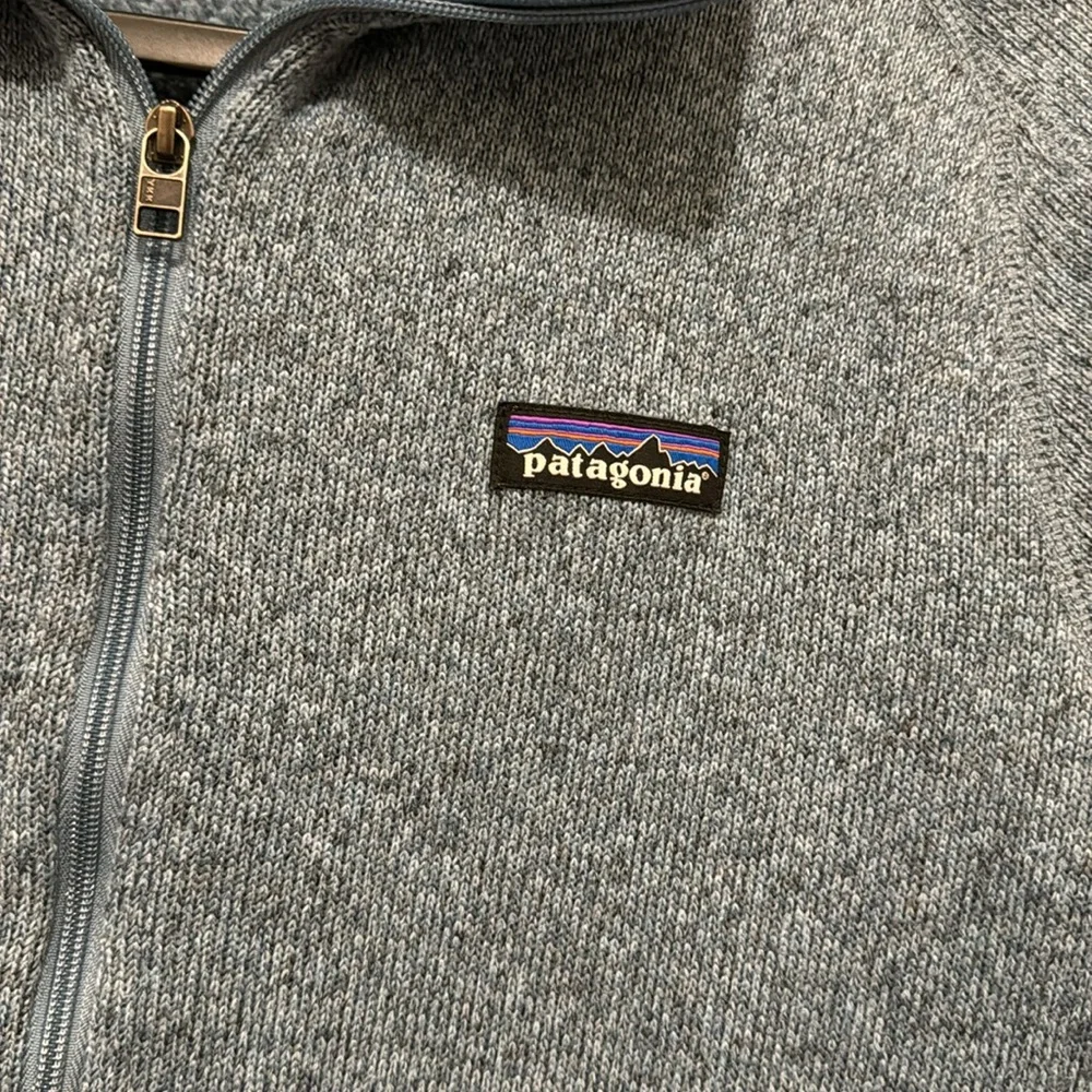 EUC Light Blue Better Sweater Patagonia Fleece Zip Up Size L - Picture 2 of 6